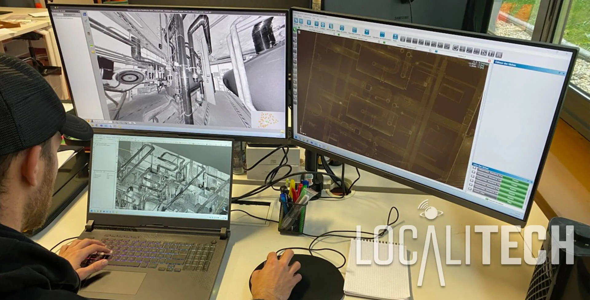 Géomètre topographe, détection de réseaux enterrés et géoréférencement