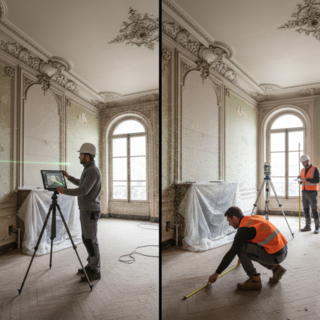 Scanner 3D vs Relevé Traditionnel : quelle méthode choisir pour une rénovation en Île-de-France ?